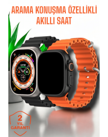 Suya ve Toza Dayanıklı 45 MM Akıllı Saat Bildirim ve Cevapsız Çağrı Görüntüleme