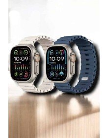 Yeni Nesil Ultra Akıllı Saat Titreşimli, Uyku & Sağlık Takibi, Çift Kordon