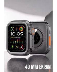 45 MM Gri Kasa Ultra Akıllı Saat Sesli Görüşme, Sağlık Takibi, Suya Dayanıklı