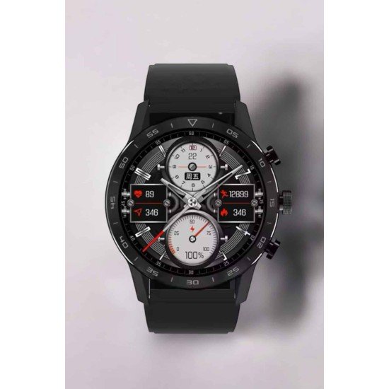 Suya Dayanıklı Dokunmatik Akıllı Saat Bluetooth 5.0, Sesli Asistan ve Sağlık Takibi