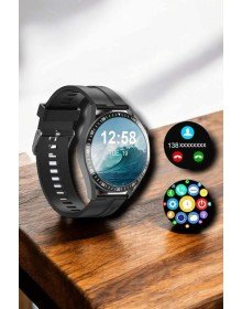 NFC ve Kablosuz Şarjlı Akıllı Saat EKG, Nabız & Spor Modları ile iOS ve Android Uyumlu