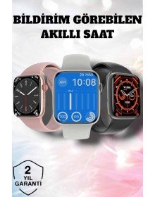 Akıllı Saat Adım Sayar, Kalp Atışı İzleme Dokunmatik Bluetooth Bağlantılı