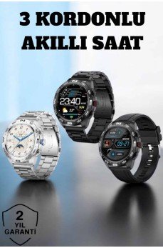 Akıllı Saat Arama Cevaplayan Titreşim Özelliğiyle Bildirim Görebilen