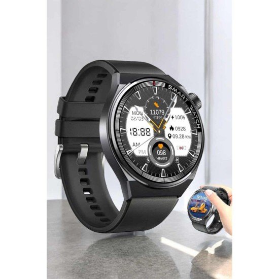 Akıllı Saat Uyku Ve Sağlık Takibi Bildirim Görme Arama Cevaplama