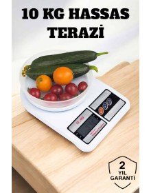 Kompakt Tasarım ve Tek Tuşla Sıfırlama Özelliğiyle Kullanımı Kolay Mutfak Tartısı