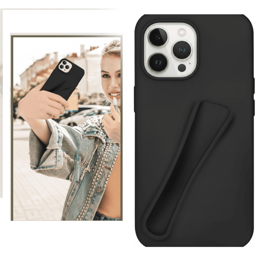 iPhone 16 Pro Max Lip Gloss Kılıf Siyah