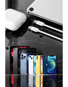 Iphone Uyumlu İOS Uyumlu Lightning Hızlı Şarj Tye C Lightning Şarj Kablosu