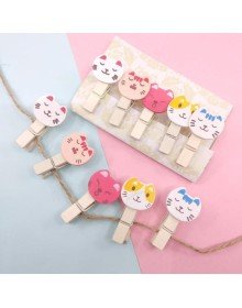 İpli Mandallı Kedili Fotoğraf Albümü Kedi Kafası Şekilli Mandal