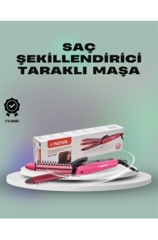 Isı Koruyucu ve Sabitleyici Özellikli Profesyonel Saç Maşası