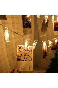 Işıklı Mandallı Fotoğraf Albümü 20li