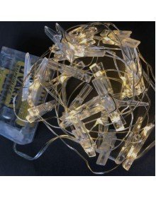 Işıklı Mandallı Fotoğraf Albümü 5M - 30 LED