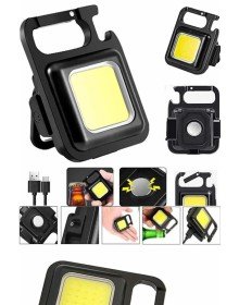 Işıldak USB Şarjlı Cep El Feneri Taşınabilir Mini Led Işık Çok Fonksiyonlu