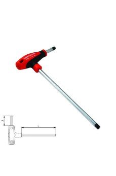 İzeltaş 4920 T Tipi Allen Anahtar 6 mm