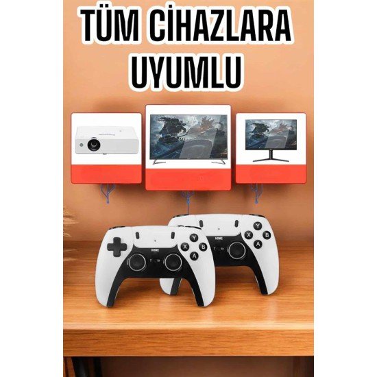 Joystick Çift Kollu Oyun Kolu Retro Oyun Yüksek Çözünürlüklü 3D Game