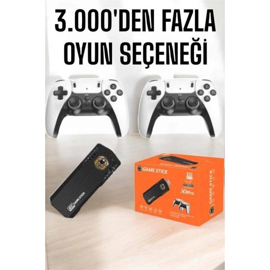 Joystick Çift Kollu Oyun Kolu Retro Oyun Yüksek Çözünürlüklü 3D Game