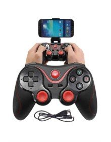 Joystik Gamepad Bluetooth Telefon Tutucu Oyun Kolu Telefon Android Uyumlu