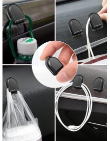 Kablo Düzenleyici Toplayıcı Sabitleyici Yapışkanlı Kablo Tutucu Organizer Askı Kanca 10 Adet