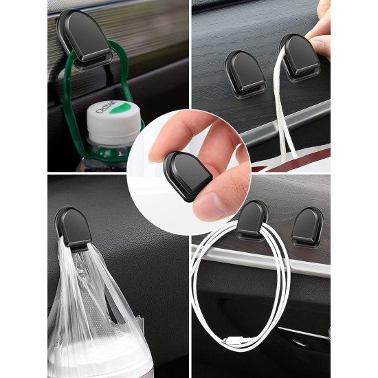 Kablo Düzenleyici Toplayıcı Sabitleyici Yapışkanlı Kablo Tutucu Organizer Askı Kanca 10 Adet