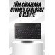 Kablosuz Bluetooth Bağlantılı Taşınabilir Q Klavye Tüm Cihazlara Uyumlu