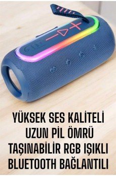 Kablosuz Bluetooth Hoparlör Uzun Pil Ömrü Taşınabilir