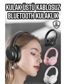 Kablosuz Bluetooth Kulaklık ANC/ENC Destekli Kulak Üstü Yüksek Ses Kaliteli