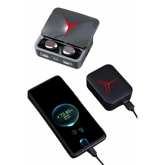 Kablosuz Bluetooth Kulaklık Powerbank Özellikli Göstergeli Hd Mikrofon Kablosuz Bluetooth Kulaklık Powerbank Özellikli Göstergeli Hd Mikrofon