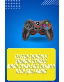 Kablosuz Oyun Kolu Bluetooth Joystick Gamepad Android Uyumlu