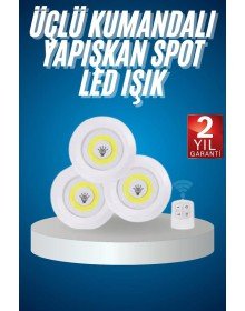 Kablosuz Pilli Işıldak  Masa Lambası Mutfak Tezgah Altı Banyo Dolabı Dolap İçi