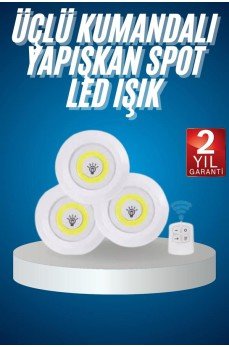 Kablosuz Pilli Işıldak  Masa Lambası Mutfak Tezgah Altı Banyo Dolabı Dolap İçi