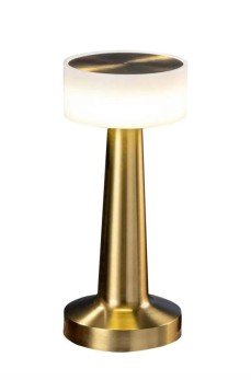 Kablosuz Renkli Masa ve Gece Lambası Altın Rengi Dokunmatik Led Lamba