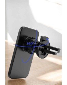 Kablosuz Şarj Aleti Magsafe Araç Içi Manyetik Şarj 15W İOS Uyumlu