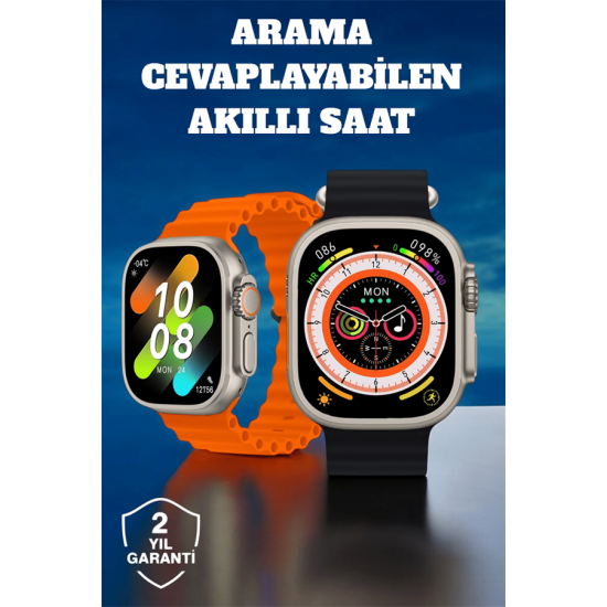 Kablosuz Şarjlı, Çağrı ve Müzik Kontrolü Sağlayan Akıllı Saat