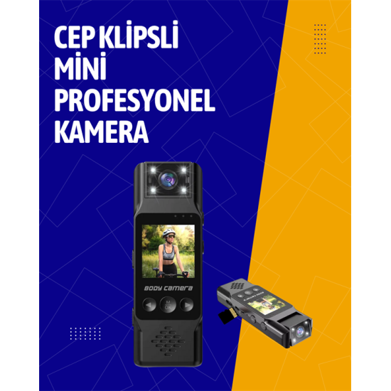 Kablosuz WiFi Bağlantılı Full HD Mini Kamera – Döngüsel Kayıt ve Hareket Algılama Özellikli