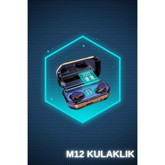 Kadınlar İçin 3 Kordonlu Akıllı Saat ve Dijital Göstergeli Powerbankli Bluetooth Kulaklık Dokunmatik Kontrol