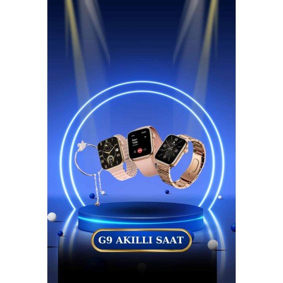 Kadınlar İçin Dokunmatik Ekran Akıllı Saat ve  Kablosuz Bluetooth Kulaklık ANC Özelliği