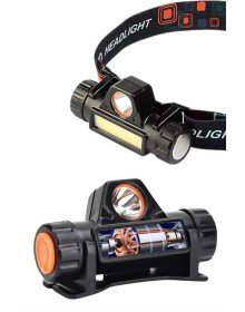 Kafa Lambası Çalışma Işığı Kafa Feneri Şarjlı Mıknatıslı Fenerli