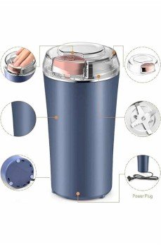 Kahve ve Baharat Öğütücü Kolay Temizlenebilir Paslanmaz Çelik Taşınabilir Kahve ve Baharat Öğütücü Kolay Temizlenebilir Paslanmaz Çelik Taşınabilir