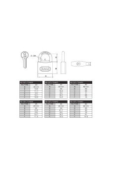 Kale 50 mm Sarı Pirinç Asma Kilit KD-001/10-250 Kale 50 mm Sarı Pirinç Asma Kilit KD-001/10-250