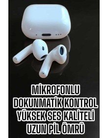 Kaliteli Ucuz İOS ve Android Uyumlu TWS Bluetooth Kulaklık ANC Özelliği