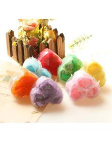 Kalp Kutulu Gül Şeklinde Sabun - Mini