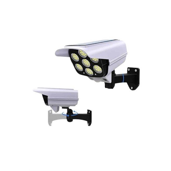 Kamera Görünümlü Led Lamba Dönebilen Bahçe Aydınlatması Duvar Lambası