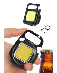 Kamp Çadır Lambası Şarjlı El Feneri Işıldak Anahtarlık Mini Mıknatıslı