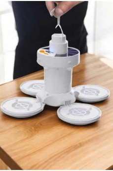 Kamp Lambası Işıldak Beyaz Işık Güneş Enerjili Solar Aydınlatma 5 Kanatlı Katlanabilir