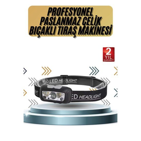 Kamp Lambası Kafa Feneri Kafa Lambası Ayarlanabilir Sensörlü Şarjlı Kamp Lambası Kafa Feneri Kafa Lambası Ayarlanabilir Sensörlü Şarjlı