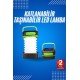 Kamp Lambası Katlanabilir Lamba Solar Şarjlı Led Lamba El Fenerli