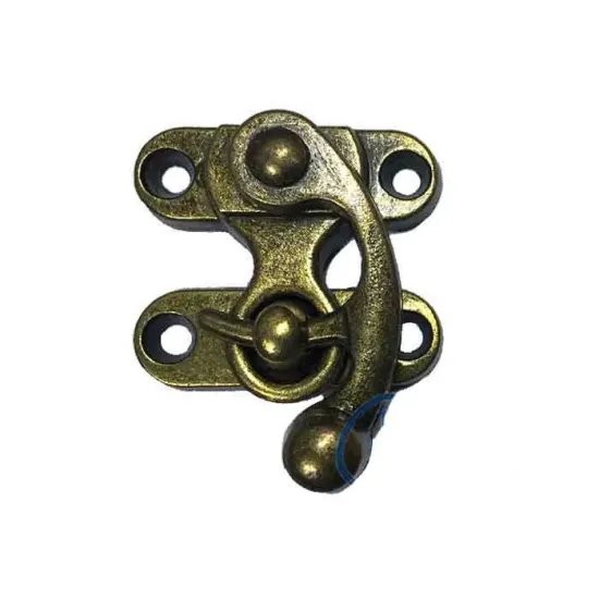 Kancalı Yay Gözü, Ahşap Kutu Klipsi - Küçük, Antik, 100 Adet Kancalı Yay Gözü, Ahşap Kutu Klipsi - Küçük, Antik, 100 Adet