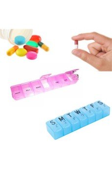 Kapaklı Haftalık İlaç Kutusu