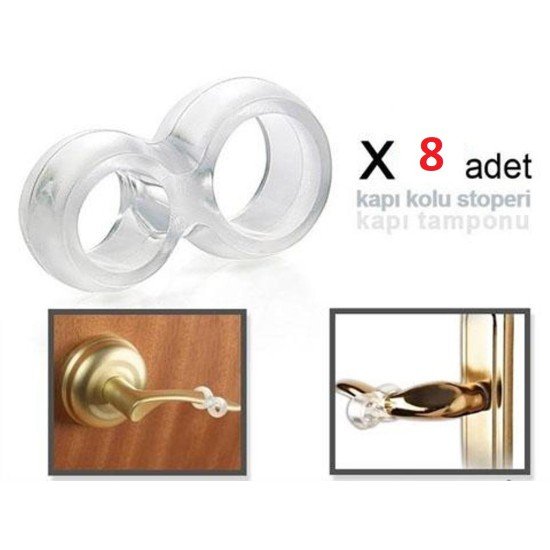 Kapı Kolu Stoperi - Kapı Tamponu - 8 Adet