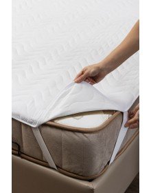 Kapitoneli Tek Kişilik Yatak Koruyucu Sıvı Geçirmez Alez (90 x 200 )