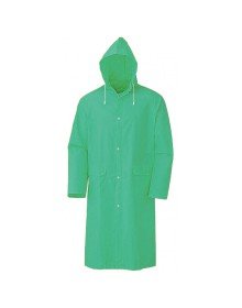 Kapşonlu Cepli Lüx Yağmurluk Haki Yeşil - Standart Beden 2XL